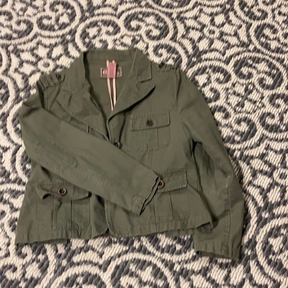 Unlined drill jacket. - Picture 1 of 3